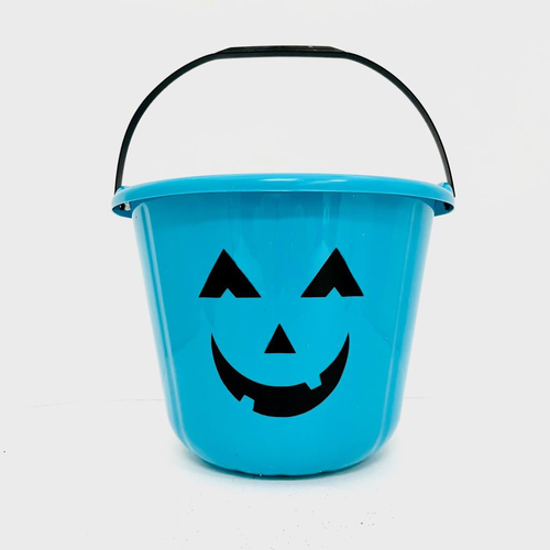 Teal food awareness candy pail