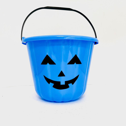 blue autism awareness candy pail