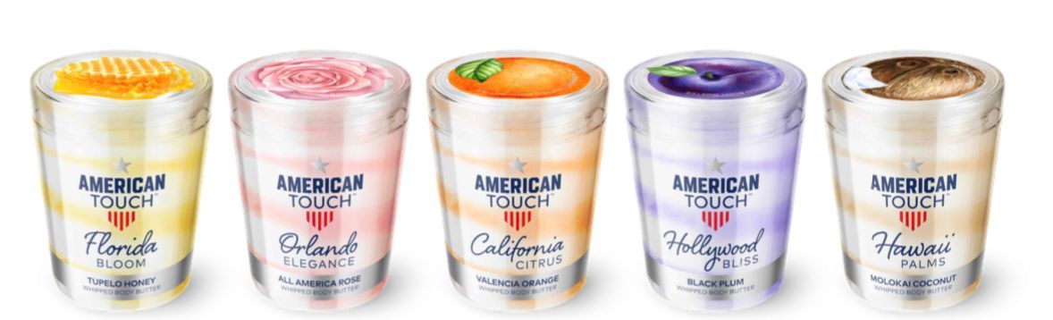 American Touch mixed whipped body butter