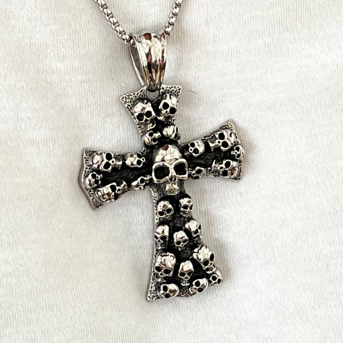 Tribal Steel gothic crosses