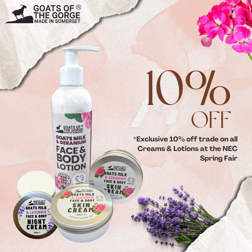 Exclusive offer- 10% OFF trade on all creams and lotions