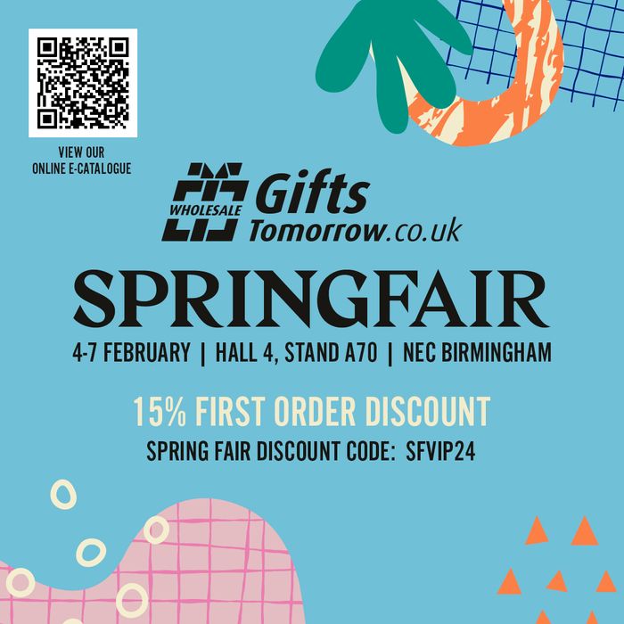 '15% OFF' Wholesale Gifts Tomorrow HALL 4, STAND A70 New Customers Offer
