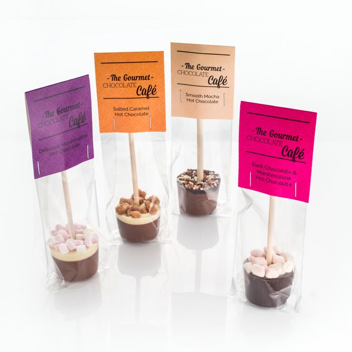 8 Free Hot Chocolate Sitrrer Sticks When You Place Your Order at the Show.