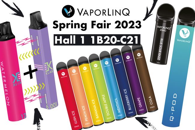 VaporLinQ Returns to Spring Fair in 2023