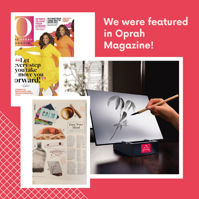 Buddha Board featured in Oprah Magazine