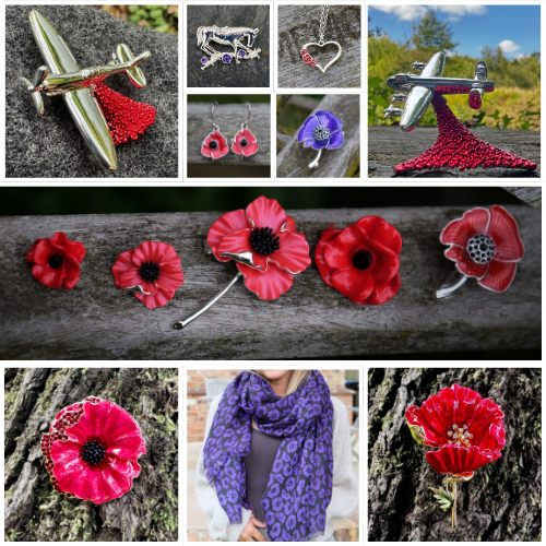 Poppy Jewellery, Silver & Gold Plated