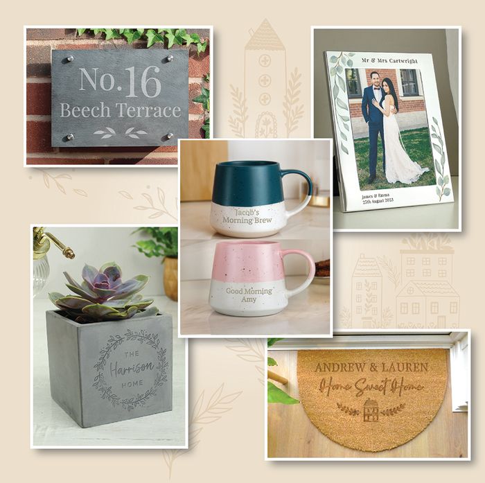 Personalised Home and Garden gifts