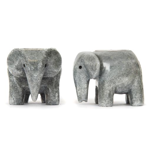 Marble Elephant Tea Light Holder