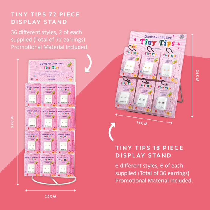 Studex 'Tiny Tips' Earring Retail Display