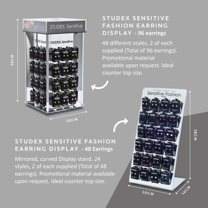 Studex 'Sensitive' Earring Retail Display