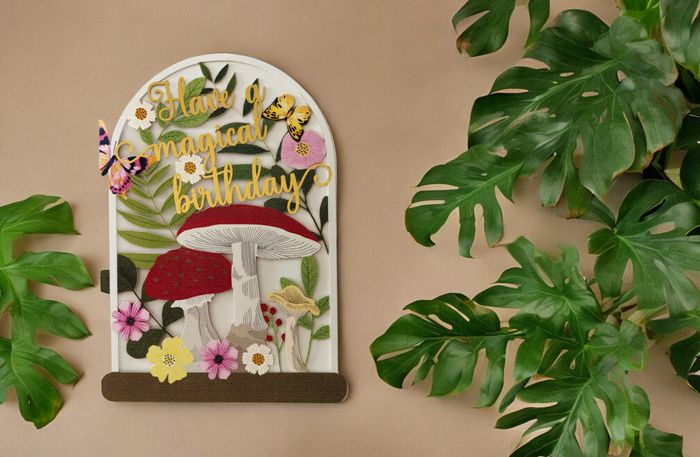Original Paper cut  card