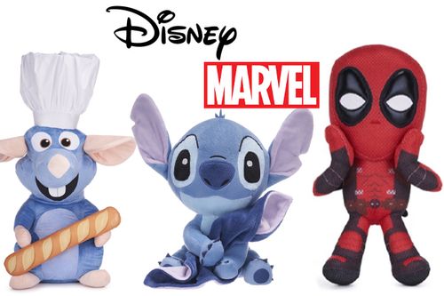 Peluche Ufficiale Marvel 30 Cm - Captain Marvel - Super Morbido - Da 0 Mesi