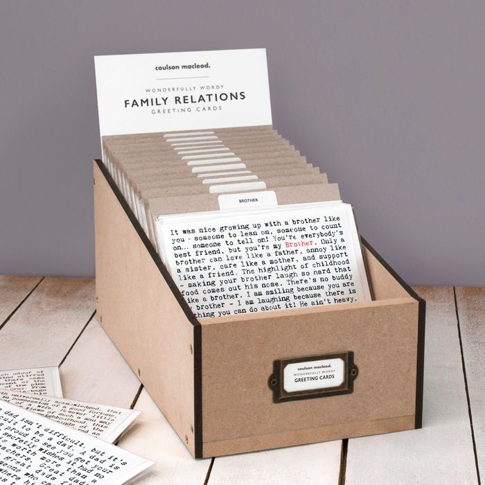 Family Relations Greeting Card Library