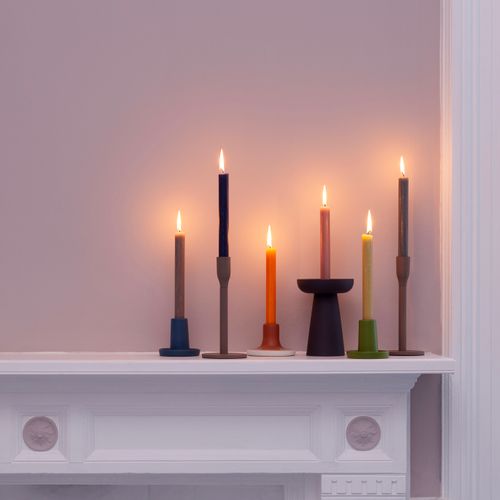 Coloured Dinner Candles
