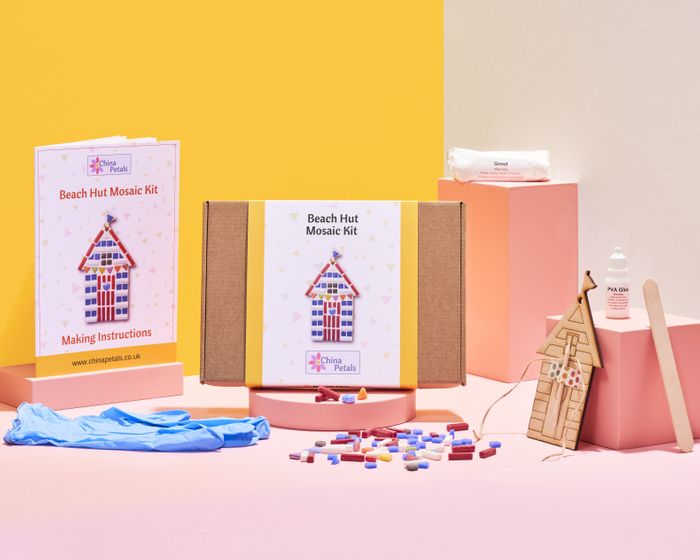 Beach Hut Mosaic Craft Kit