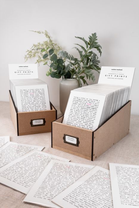 'Wise Words' Gift Print Full Collection in P.O.S.