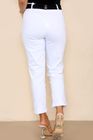 Gold Chain Belt Stretch Trousers