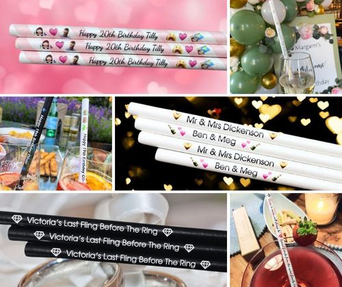 Personalised Paper Straws