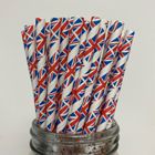 Union Jack Paper Straws