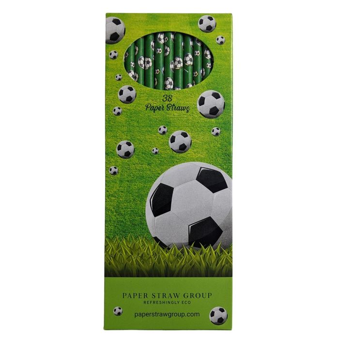 Football Paper Straws