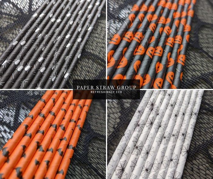 Halloween Paper Straws