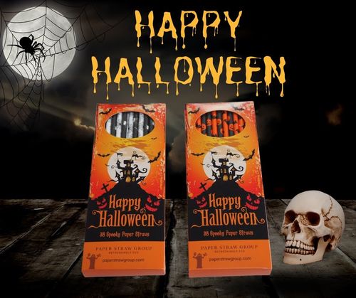 Halloween Paper Straws