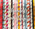 Branded Paper Straws