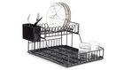 TWO TIER PORTABLE DISH DRYING RACK