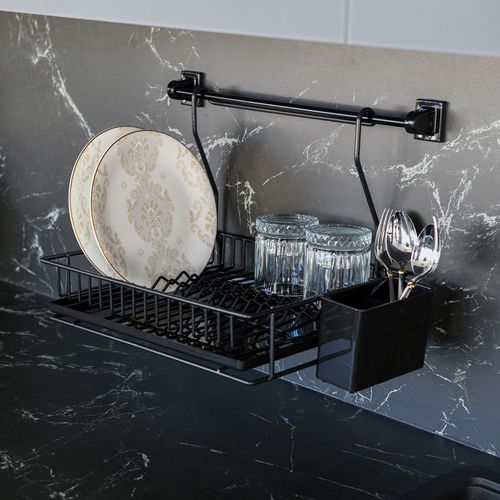 HANGING DISH DRAINER RACK