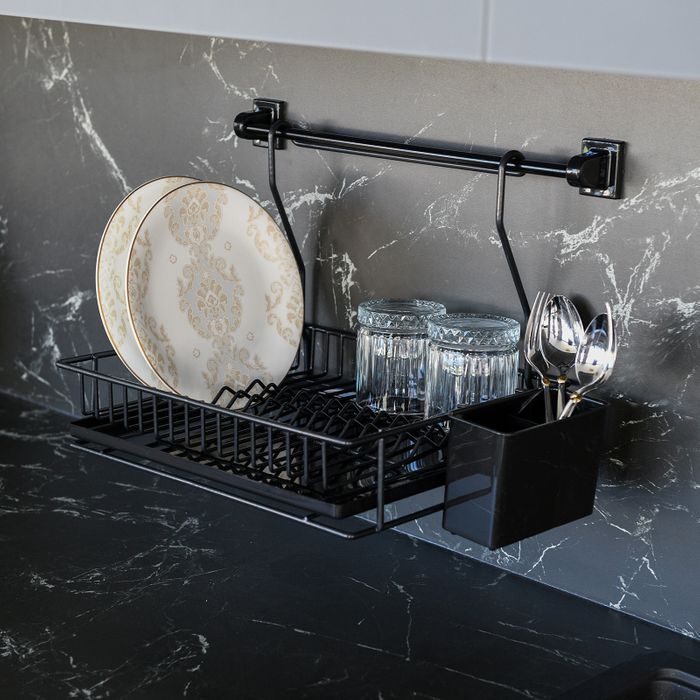 HANGING DISH DRAINER RACK