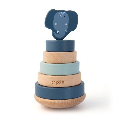 Wooden stacking toy - Mrs. Elephant