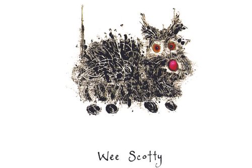 Wee Scotty card