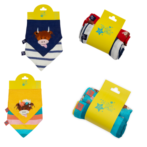 Muslin Square and Bibs