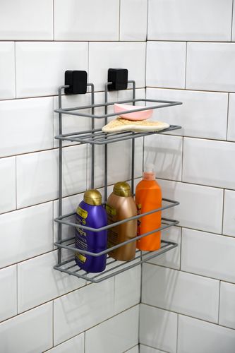 TWO TIER BATH SHELF RECTANGLE