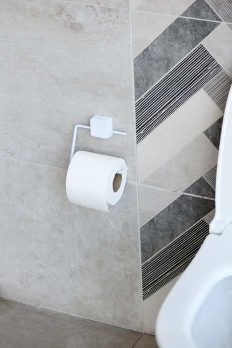 LID FREE TOILET PAPER HOLDER