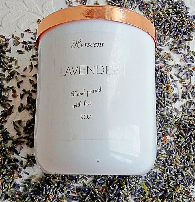 Lavender Scented Candle