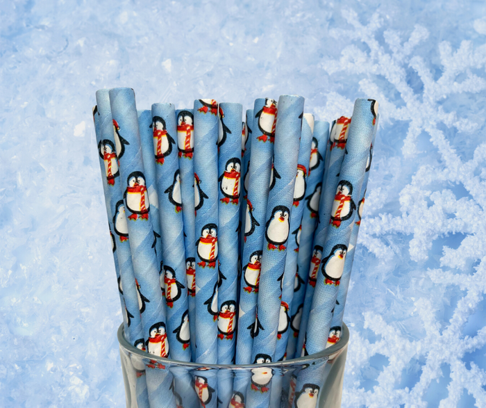 Christmas Paper Straws