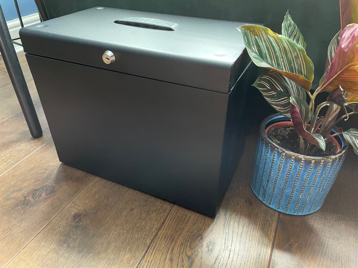 Coloured Metal File Boxes Made in the UK