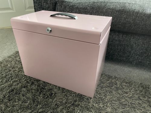 Coloured Metal File Boxes Made in the UK