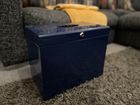 Metal Coloured File Boxes. Made in UK.
