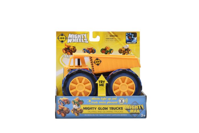 Mighty Man Big Wheels Glow Trucks