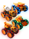 Mighty Man Big Wheels Glow Trucks