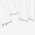 Believe Script Necklace