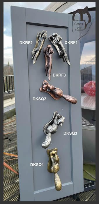 Running Fox Door Knocker