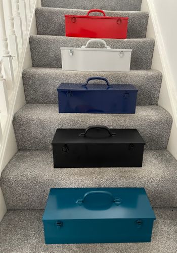 Craft & Garden Tool Box. Assorted Colours Made in UK.