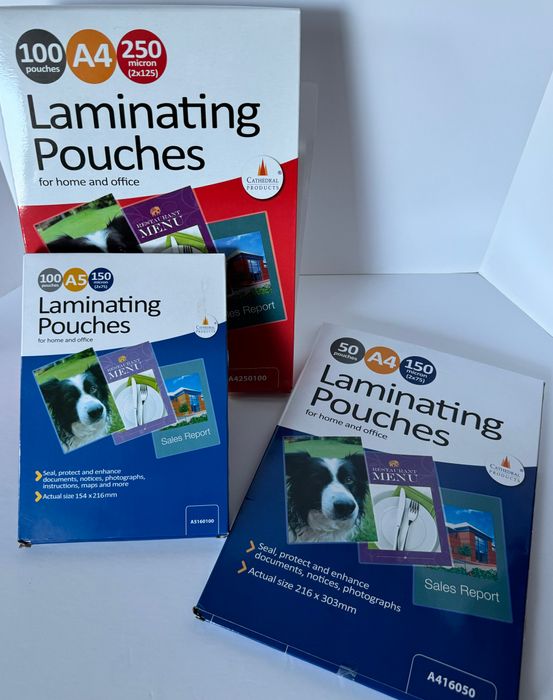 Laminator and Laminating Pouches
