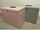 UK made Metal File Boxes Assorted Colours