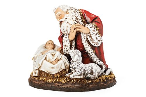 Kneeling Santa Figure