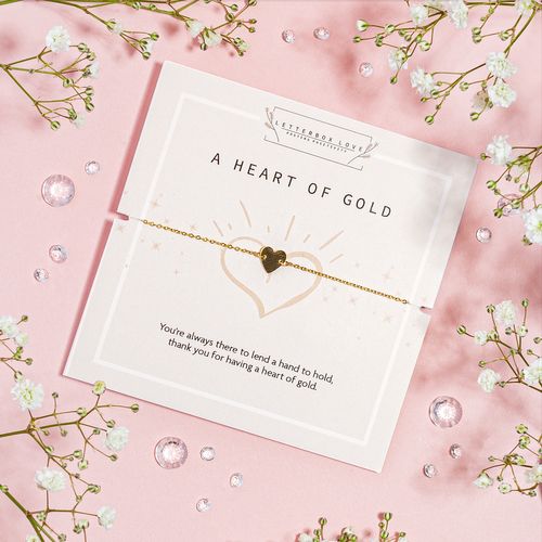 Heart of Gold Wish Bracelet