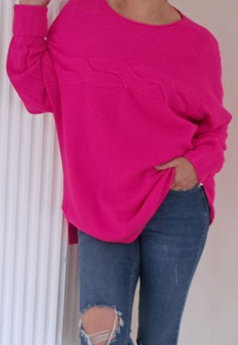 Cable front Spring Knit